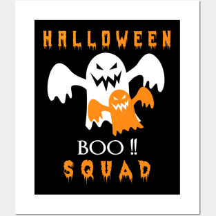 Funny Saying Halloween Costume Boo Squad Halloween For Dad Posters and Art